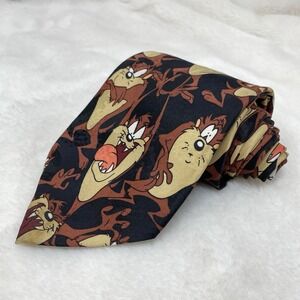 Vintage 1995 Looney Tunes Mania Tasmanian Devil Necktie Taz Tie